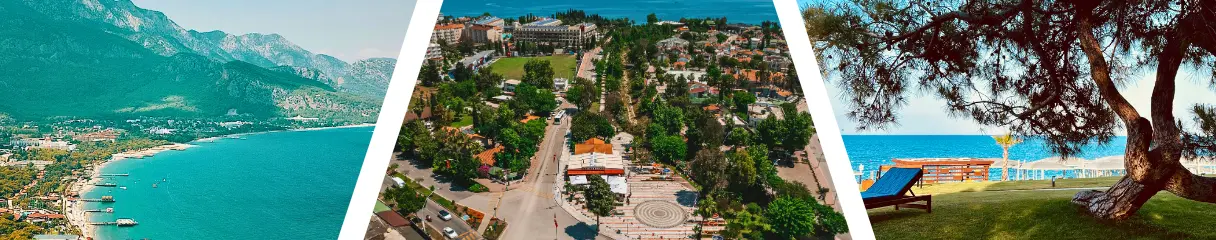 Kemer, Phaselis és Olympos hegyekkel övezett tengerpartja