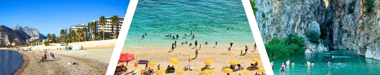 Lara és Konyaaltı strandjai Antalya térségében