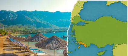 Muğla és a Lükiai partvidék tengerpartja
