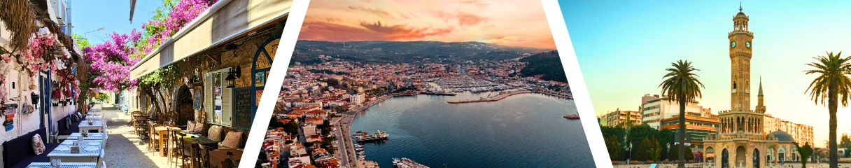 İzmir tengerparti városképe és sétánya