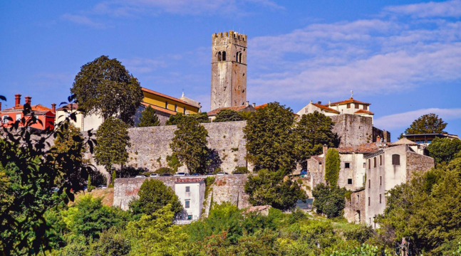 Isztriai óváros hangulata