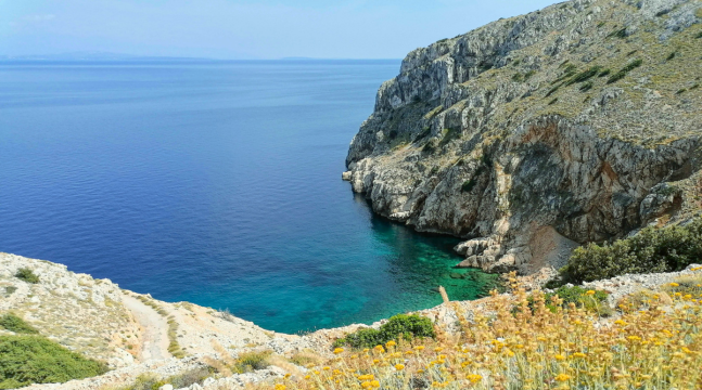 Kvarner-öböl parti panoráma