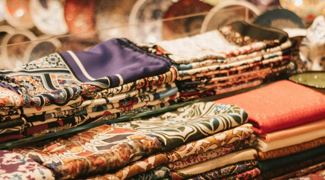 Török textil- és ruházati üzlet